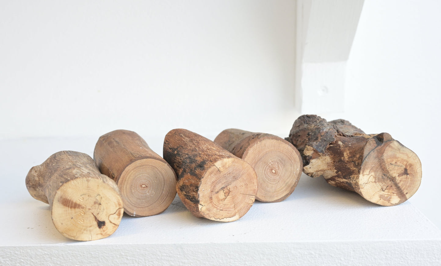 Sam Ayre: Wooden Candle Holders