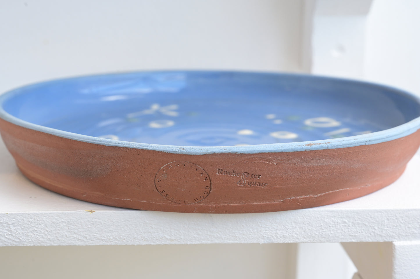 Francesca Anfossi: Handmade slipware terracotta plates